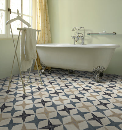 Mayfair 8x8 Matte Finish Porcelain Patterned Tile