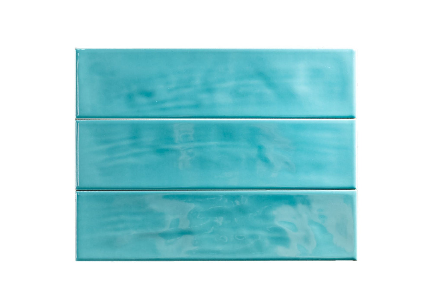 Maiolica Aquamarine 3x12 Polished Subway Tile Backsplash
