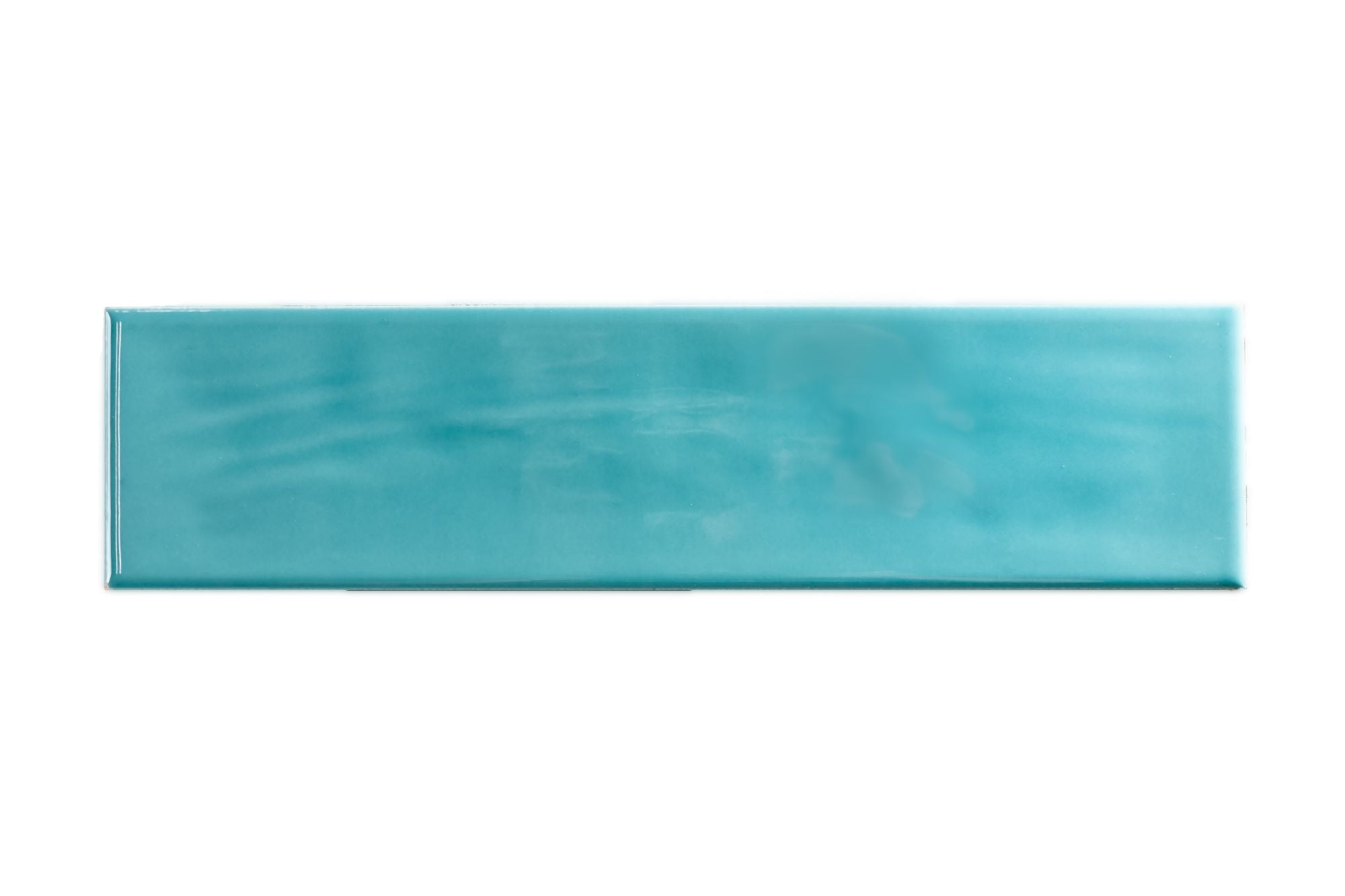 Maiolica Aquamarine 3x12 Polished Subway Tile Backsplash