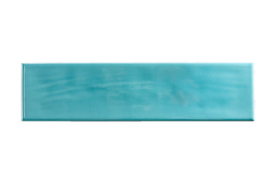 Maiolica Aquamarine 3x12 Polished Subway Tile Backsplash
