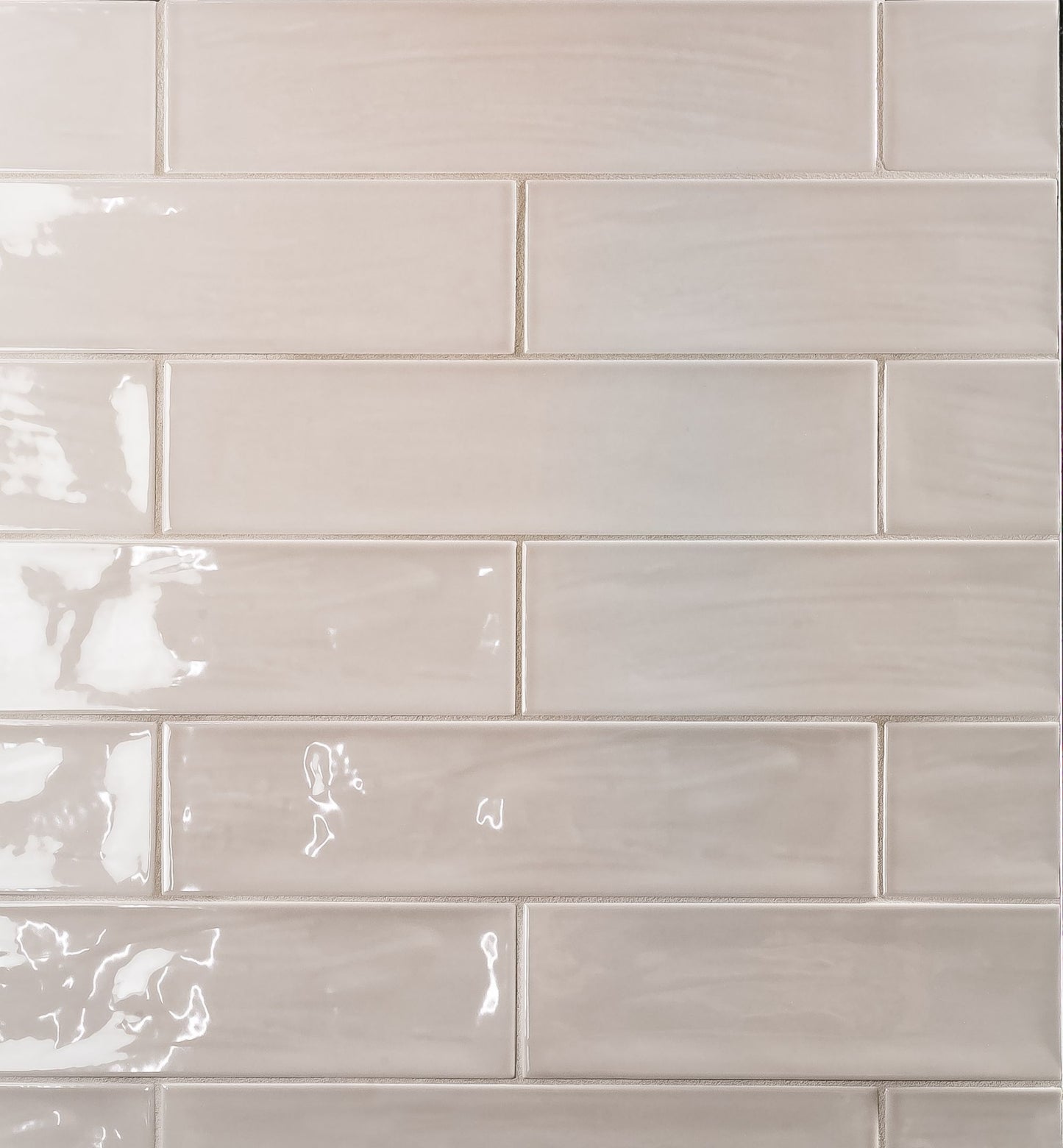 Maiolica Linen 3x12 Polished Finish Subway Tile Backsplash