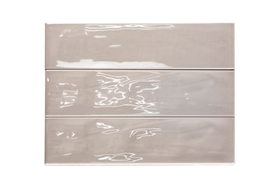 Maiolica Linen 3x12 Polished Finish Subway Tile Backsplash