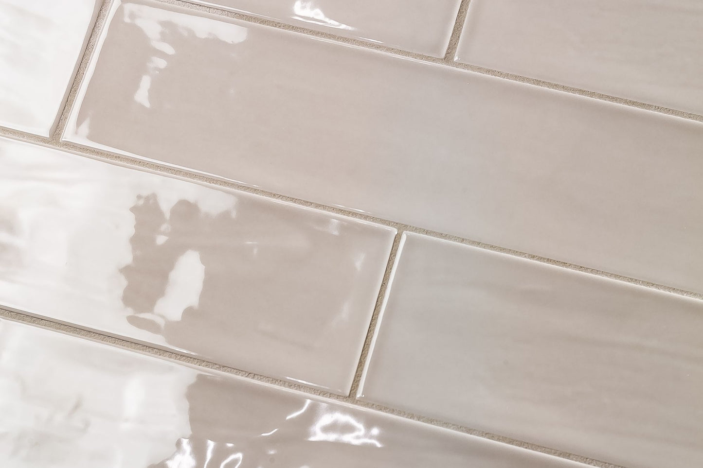Maiolica Linen 3x12 Polished Finish Subway Tile Backsplash