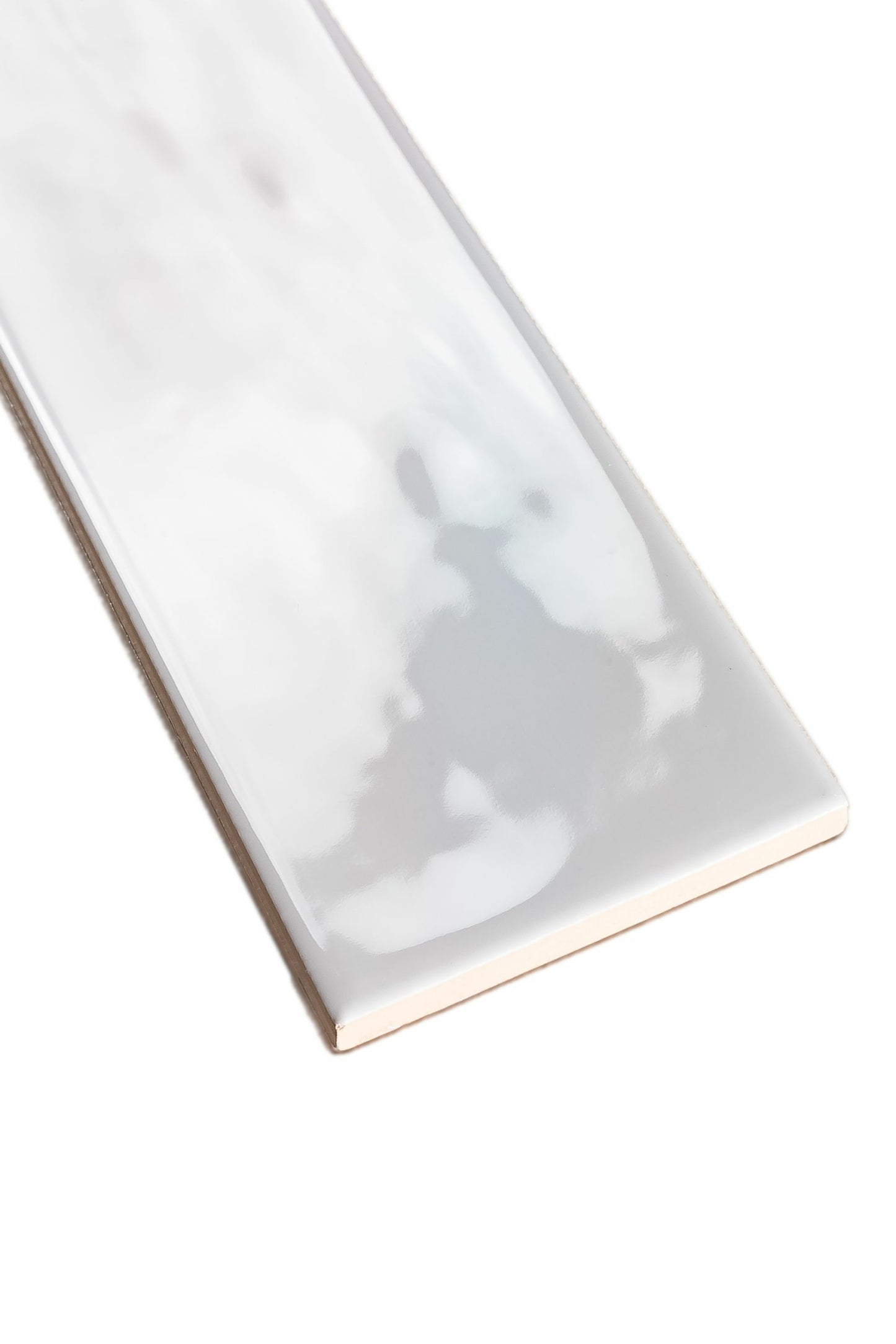 Maiolica White 3x12 Polished Finish Subway Tile Backsplash