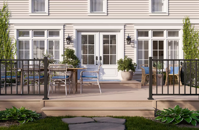 Trex Malted Barley 1"x6"x12 ft. Groove Edge Decking Board