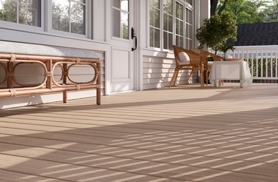 Trex Malted Barley 1"x6"x20 ft. Groove Edge Decking Board