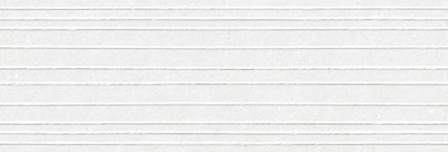 Manhattan White 13"x40" Matte Decorative Ceramic Tile