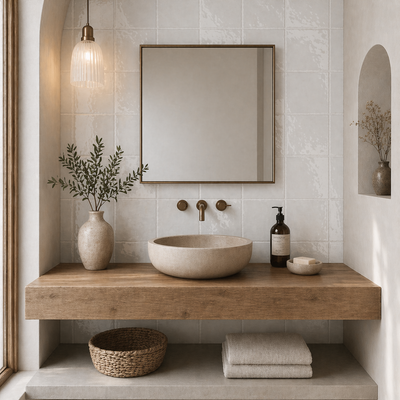 Manufatti Cloud 8"x8" Decorative Polished Porcelain Tile