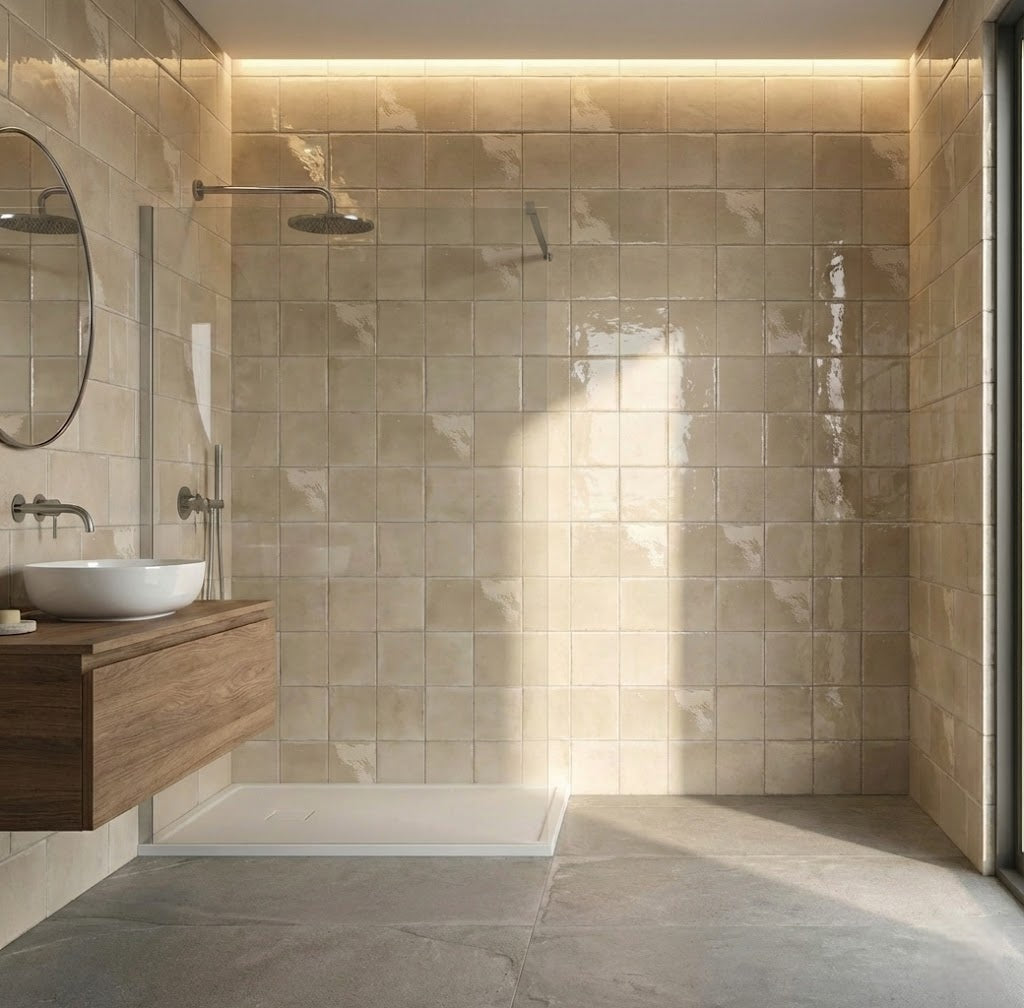 Manufatti Armadillo 8"x8" Polished Porcelain Tile – Decorative