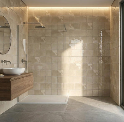 Manufatti Armadillo 8"x8" Polished Porcelain Tile – Decorative