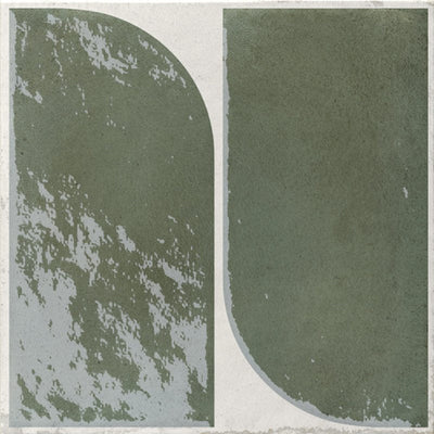 Manufatti Tracks 8"x8" Decorative Polished Porcelain Tile