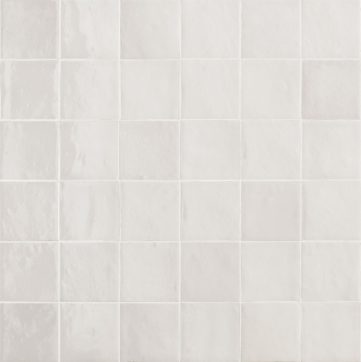 Melange Bianco 4x4 Polished Finish Zellige Tile Backsplash