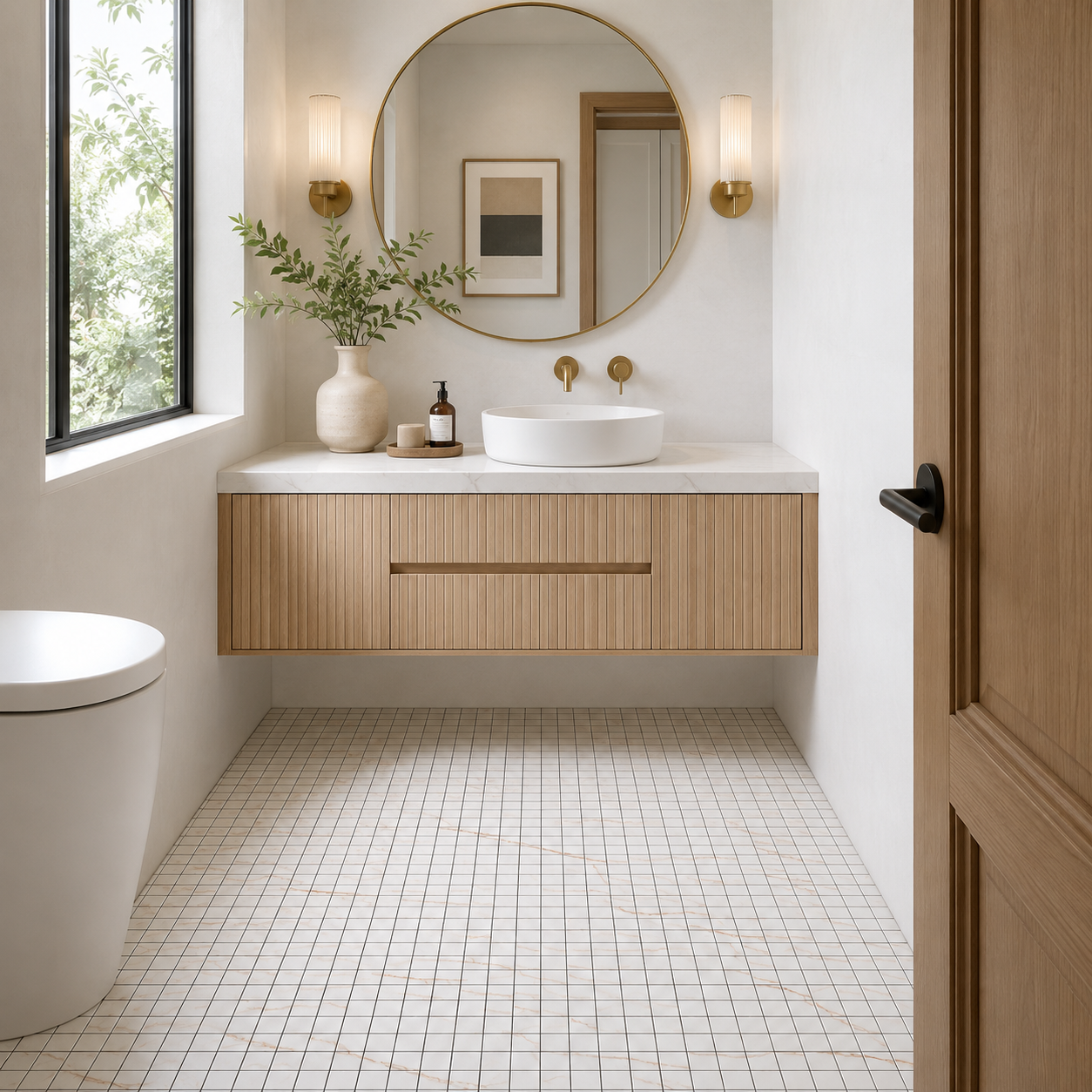 Melbourne Mosaic 2x2 Matte Finish Porcelain Tile