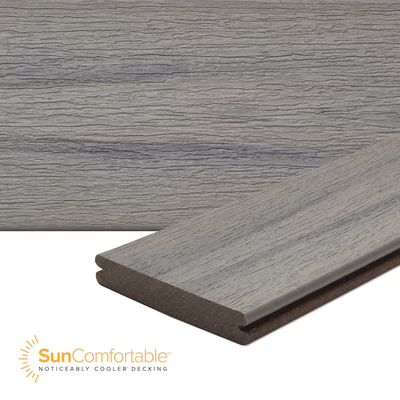 Trex Select Millstone 1"x6"x12 ft. Groove Edge Decking Board