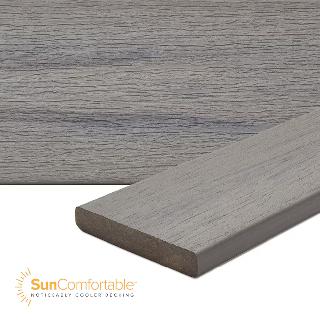 Trex Select Millstone 1"x6"x20 ft. Square Edge Decking Board