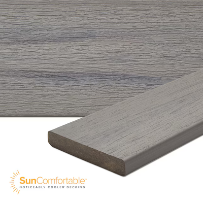 Trex Select Millstone 1"x6"x20 ft. Square Edge Decking Board