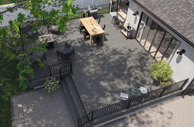 Trex Select Millstone 1"x6"x20 ft. Square Edge Decking Board