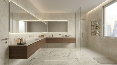 Mist Rain 24"x48" Matte Porcelain Tile