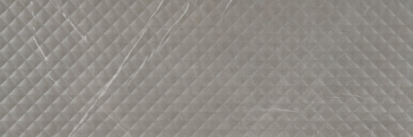 Montana Dark Grey 12x36 Matte Decorative Ceramic Wall Tile