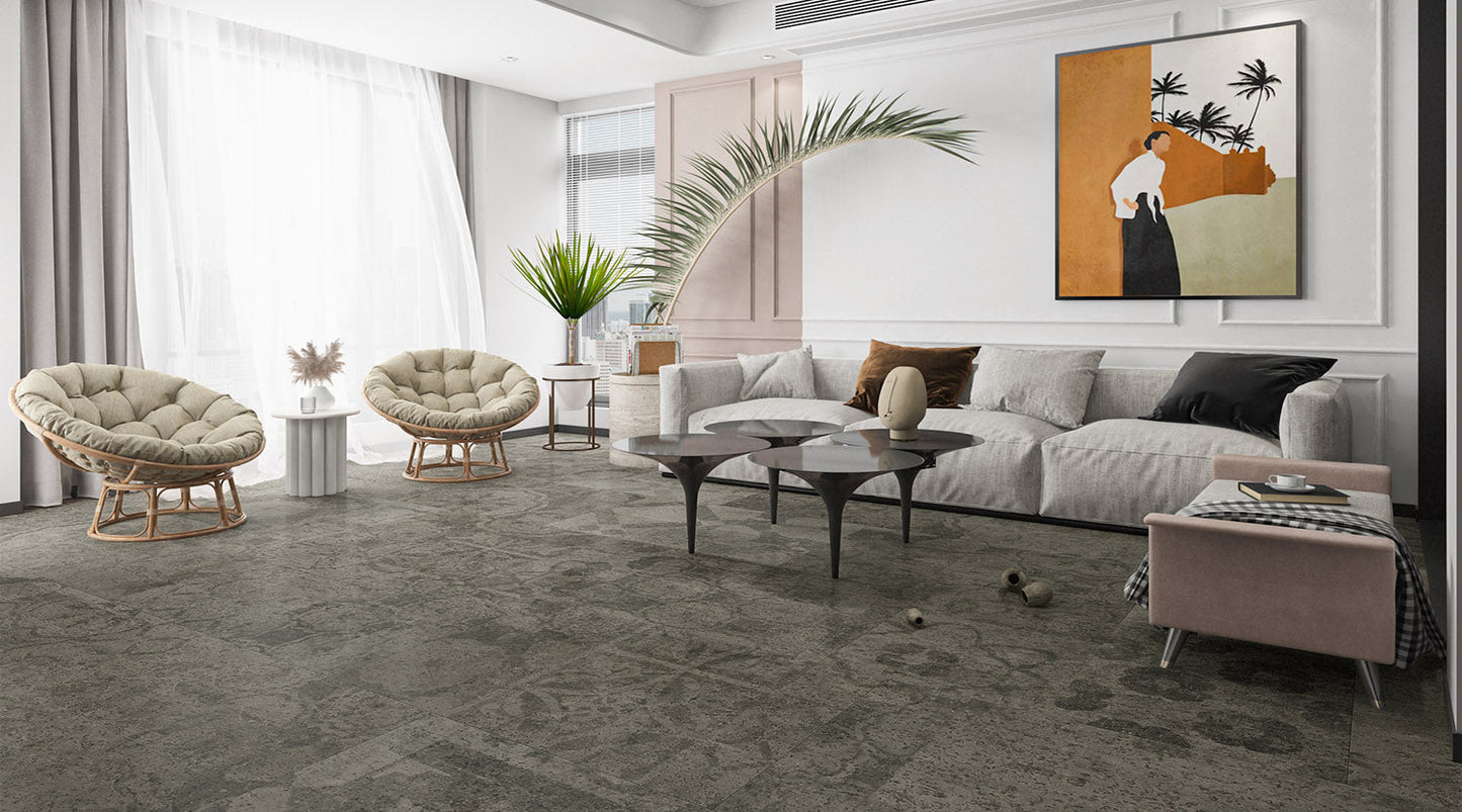 Opus Floors Naturcork Mosaic5 24"x36"x8mm Cork Flooring