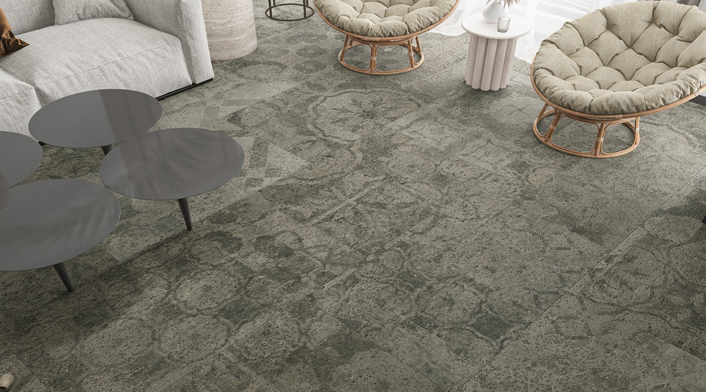 Opus Floors Naturcork Mosaic5 24"x36"x8mm Cork Flooring