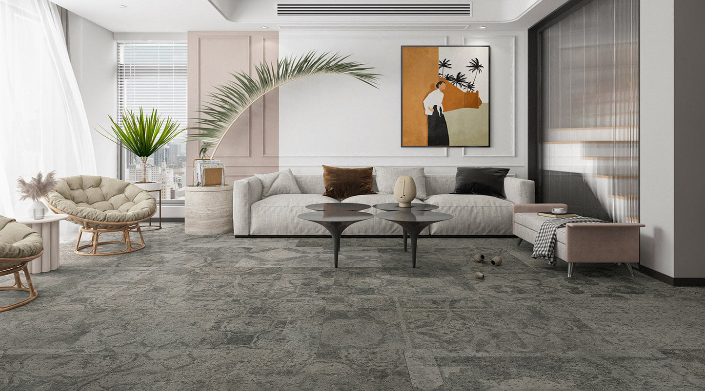 Opus Floors Naturcork Mosaic5 24"x36"x8mm Cork Flooring