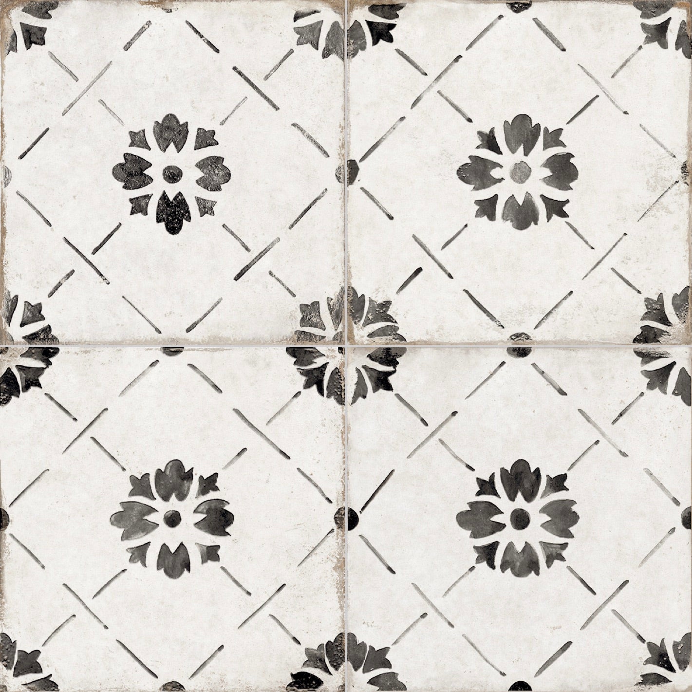 Nocelle 8x8 Matte Finish Porcelain Patterned Tile