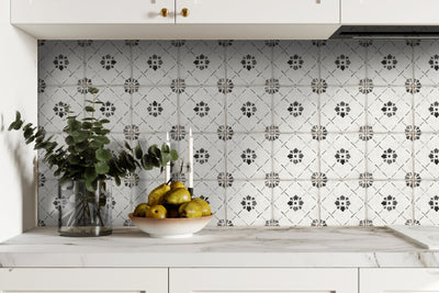 Nocelle 8x8 Matte Finish Porcelain Patterned Tile