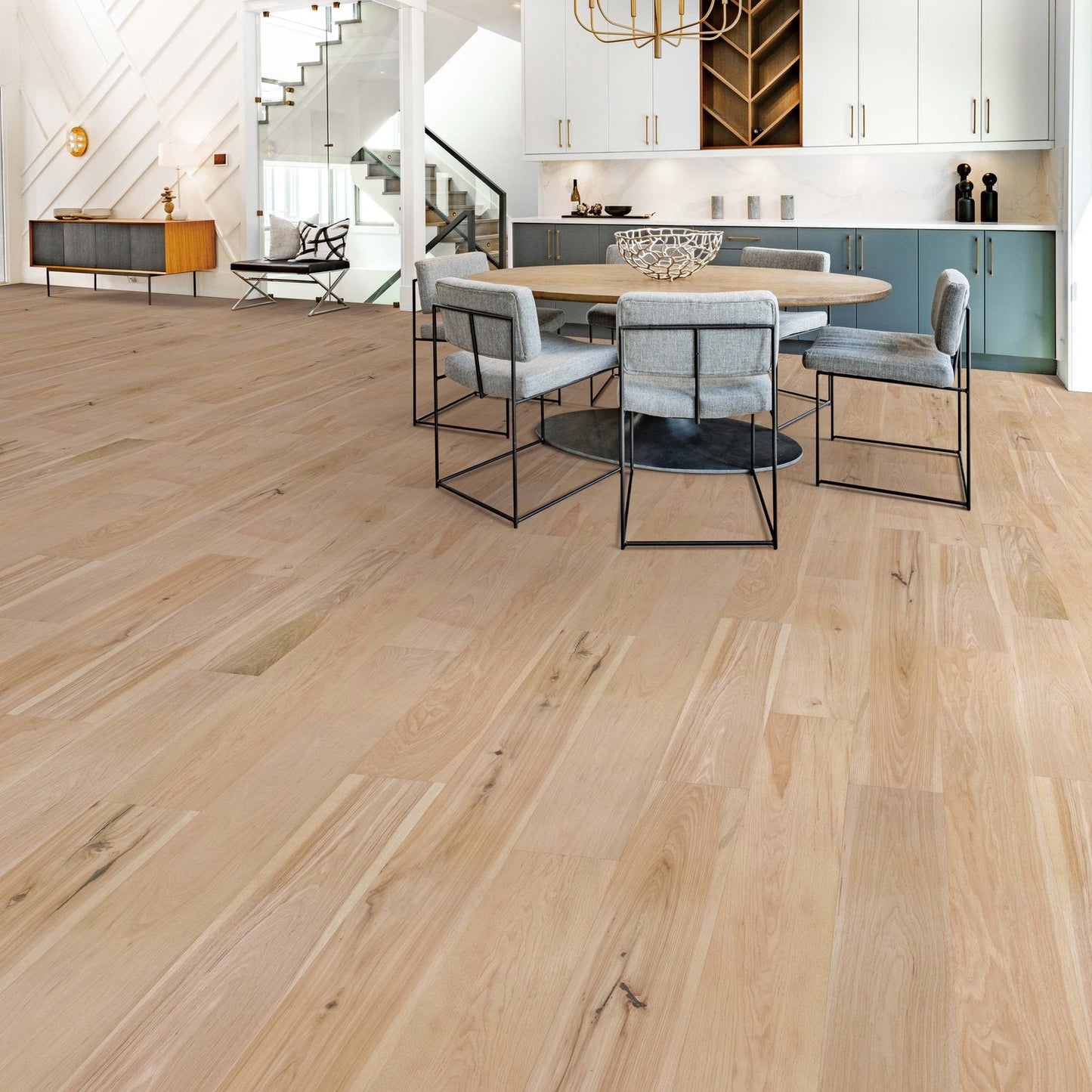 Next Floor Natural Hickory 7"x75" Engineered Hardwood Flooring