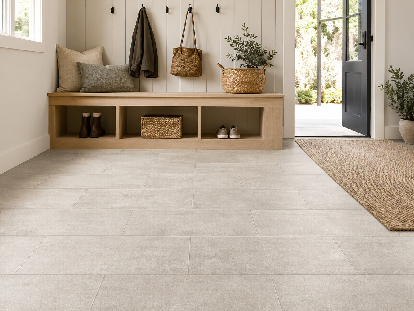 New Factory Taupe 12x24 Matte Finish Porcelain Concrete Tile