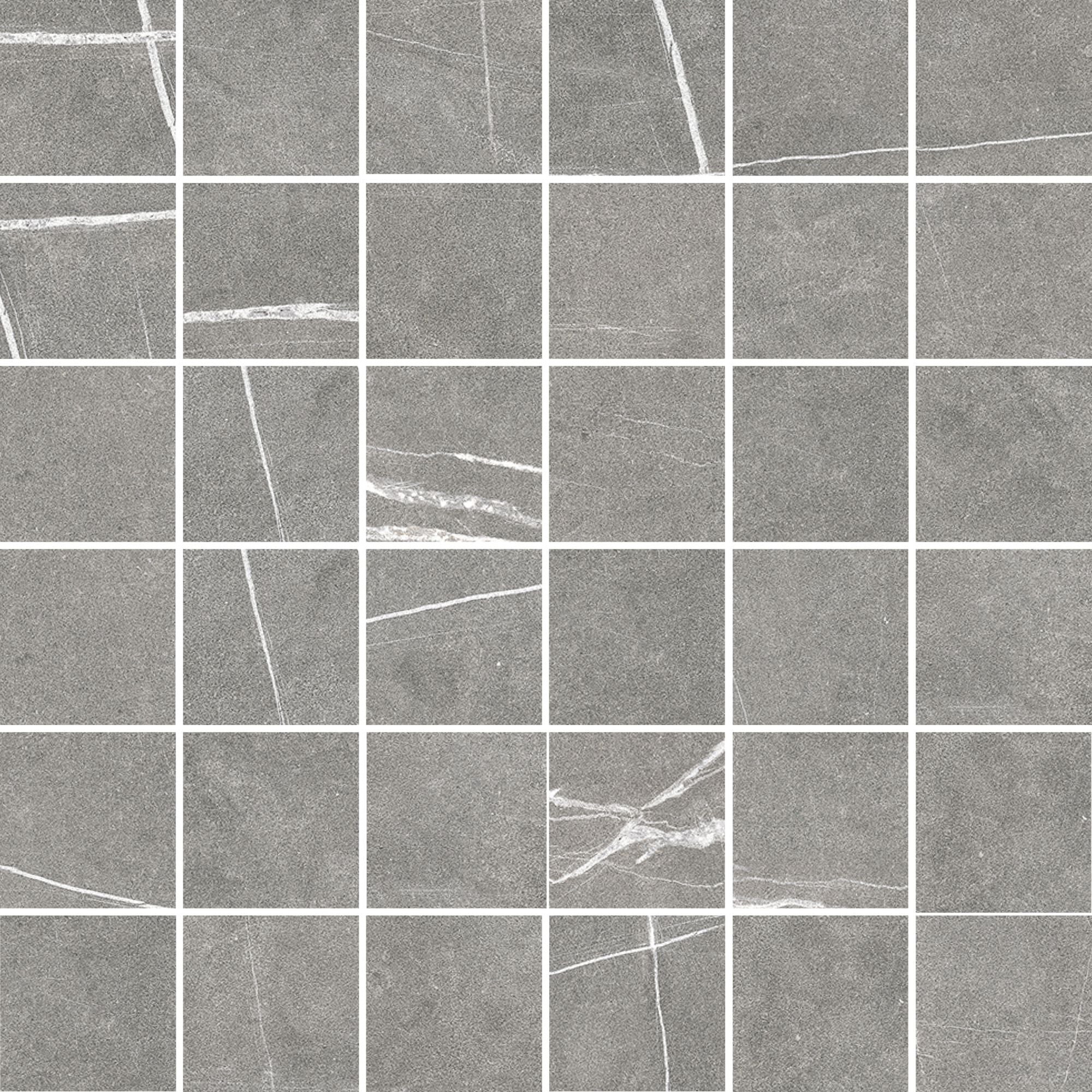 Nomade Argent Mosaic 2x2 Matte Finish Porcelain Tile