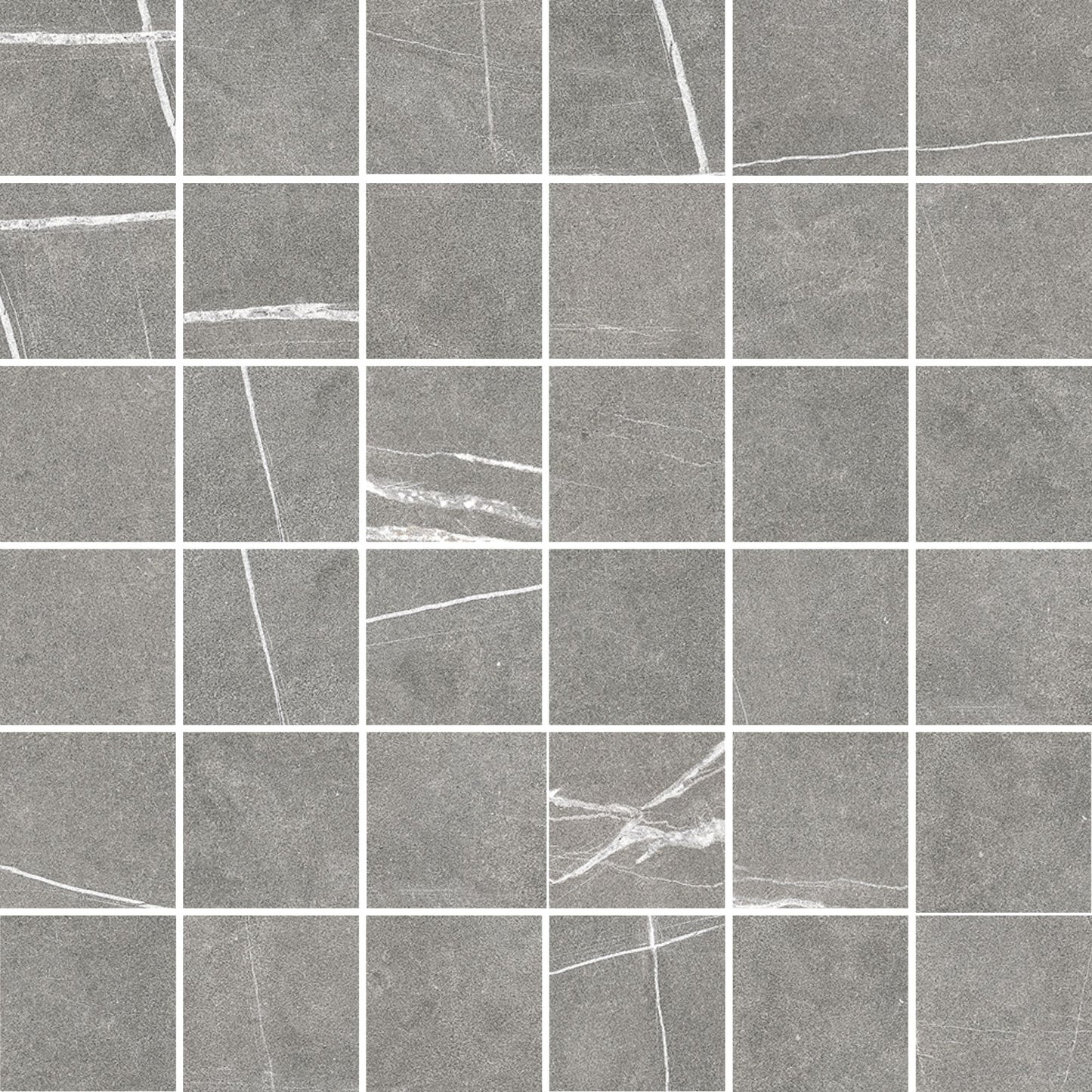Nomade Argent Mosaic 2x2 Matte Finish Porcelain Tile