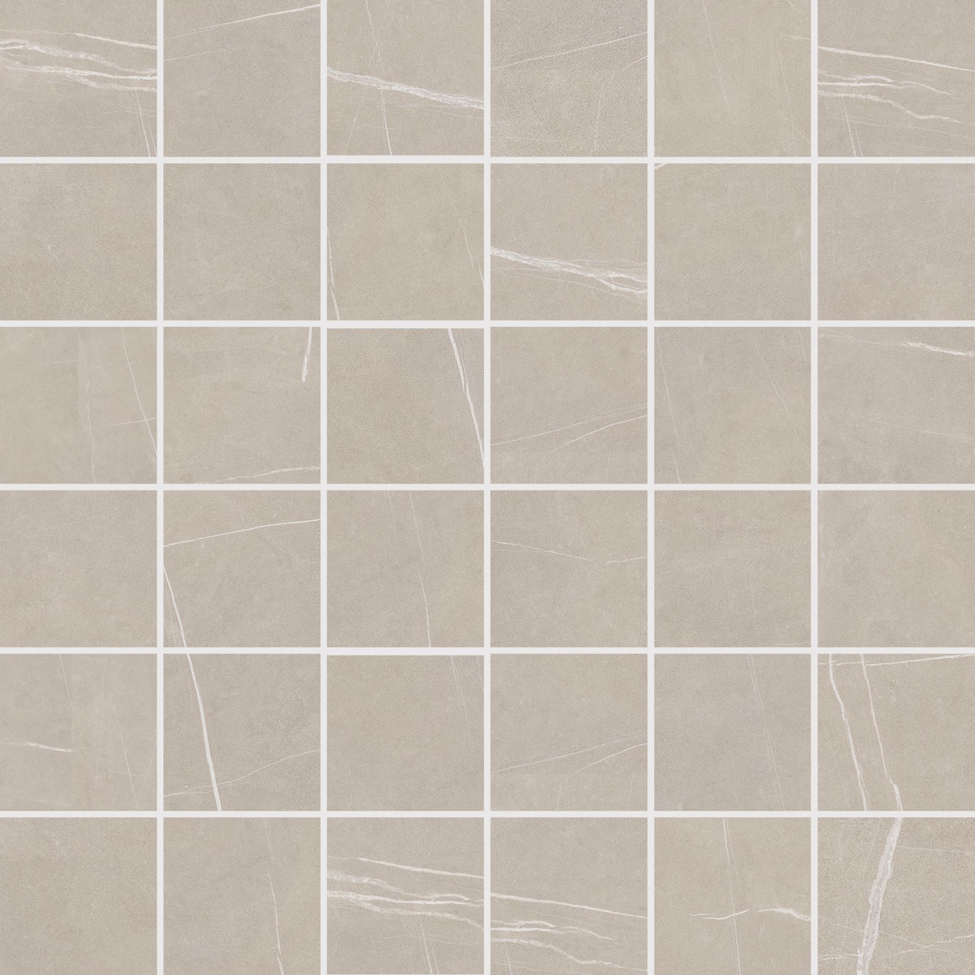 Nomade Bone Mosaic 2x2 Matte Finish Porcelain Tile