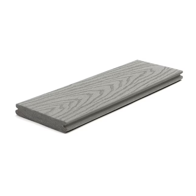 Trex Select Pebble Grey 1"x6"x12 ft. Groove Edge Decking Board