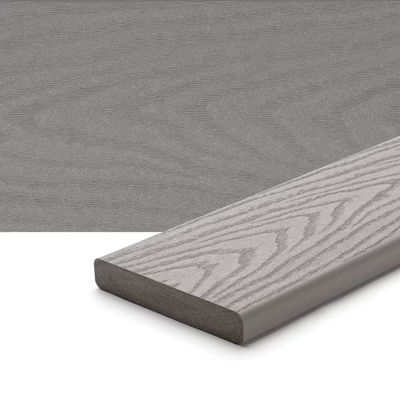 Trex Select Pebble Grey 1"x6"x20 ft. Square Edge Decking Board