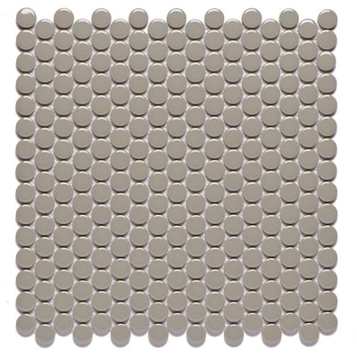 Grey Polished Finish Porcelain Mosaic Tile