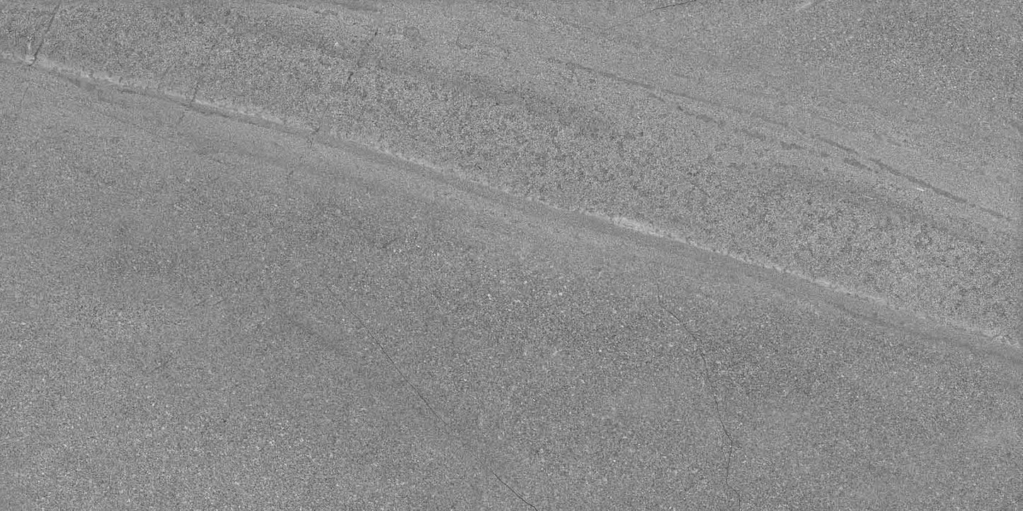 Limestone Dark Grey 12x24 Polished Slate Look Porcelain