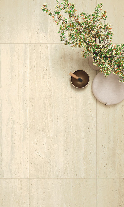 Prestige Travertine 12"x12" Matte Porcelain Tile