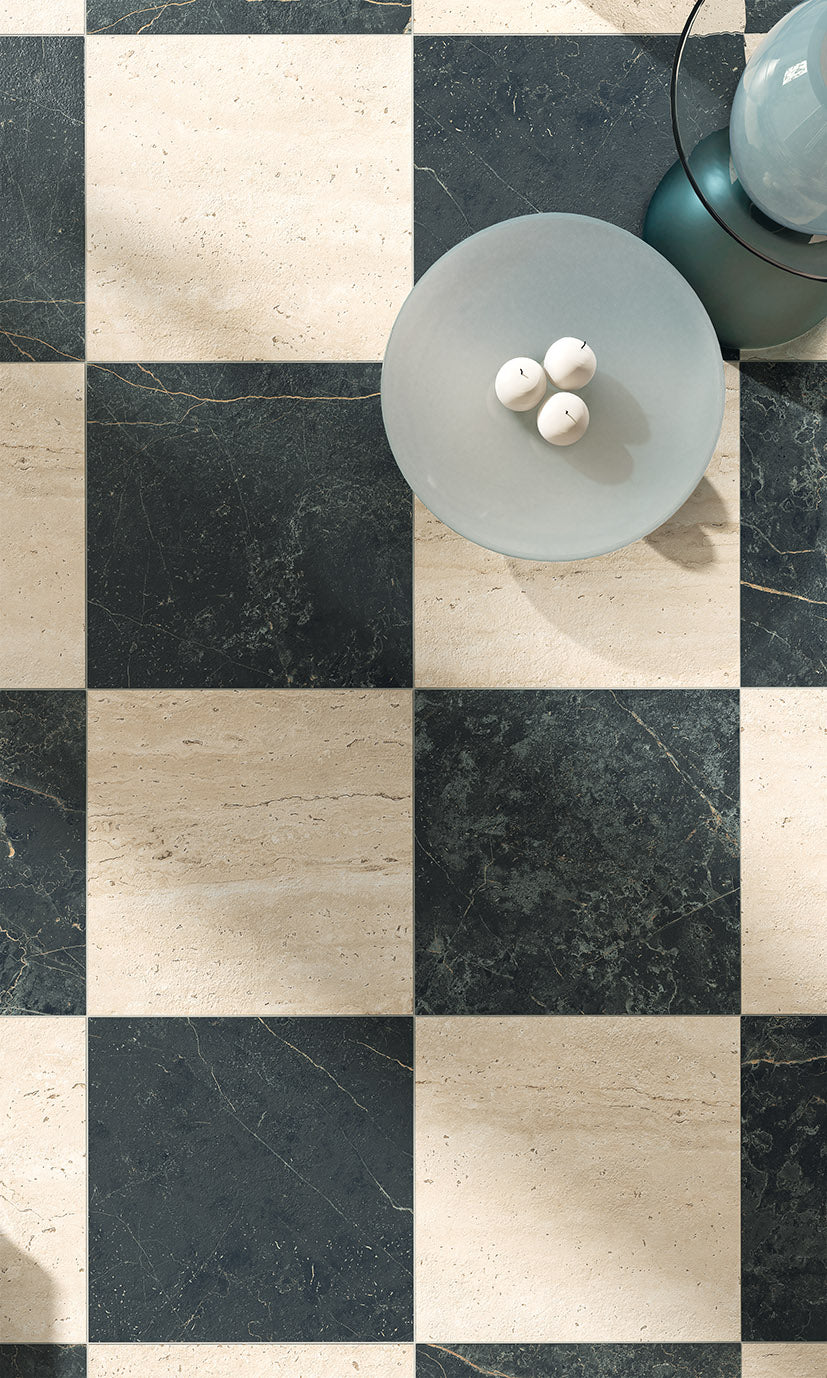 Prestige Travertine 12"x12" Matte Porcelain Tile