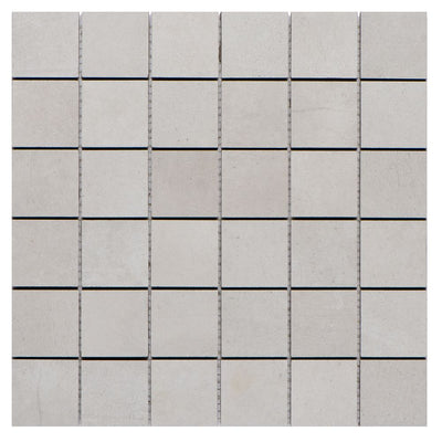 Proton Blanco Mosaic 2x2 Matte Porcelain Concrete Tile