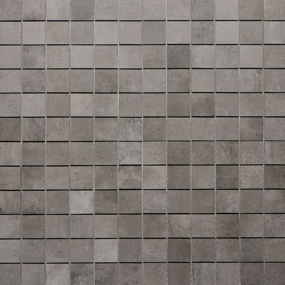 Proton Gris Mosaic 2x2 Matte Finish Porcelain Concrete Tile
