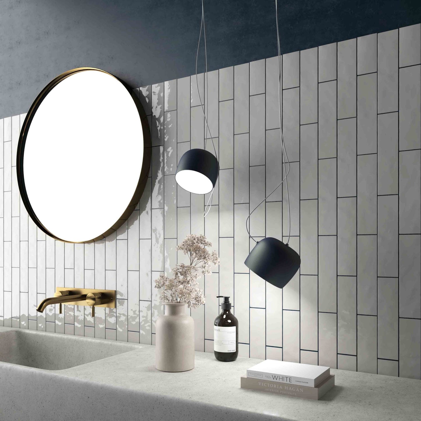 Pura Avorio 2"x10" Polished Finish Subway Porcelain Tile