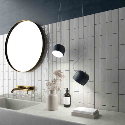 Pura Avorio 2"x10" Polished Finish Subway Porcelain Tile