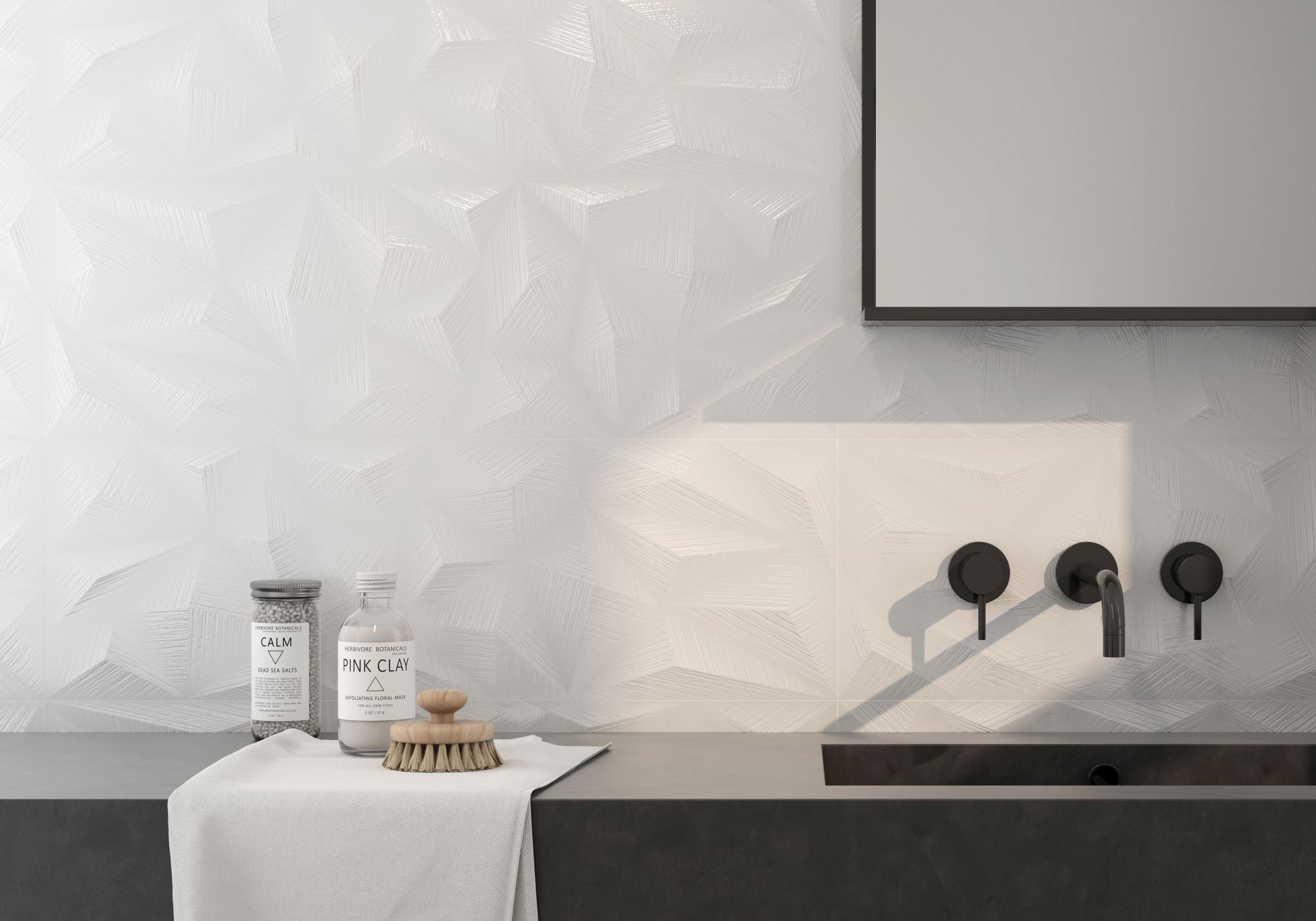 Radiance Blanco Decor 12x36 Polished Decorative Wall Tile