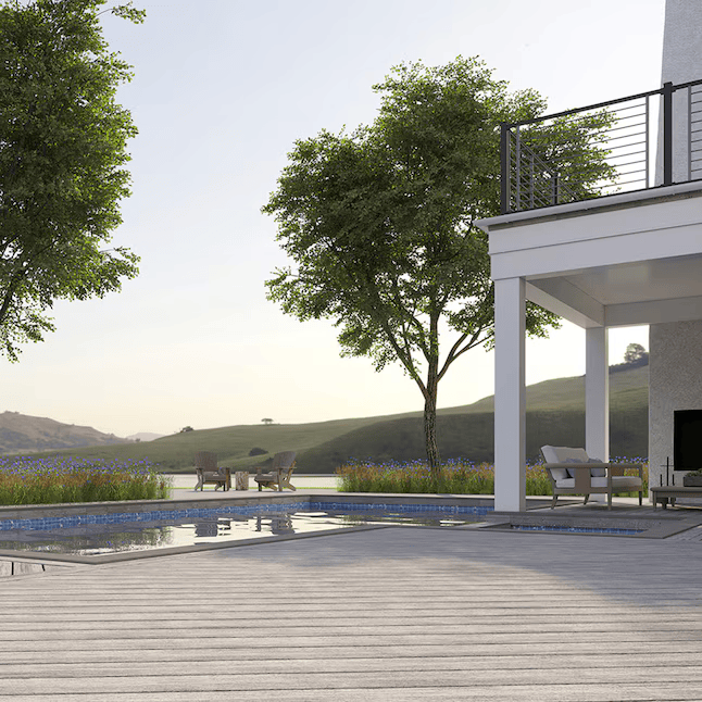 Trex Lineage Rainier 1"x6"x16 ft. Groove Edge Decking Board