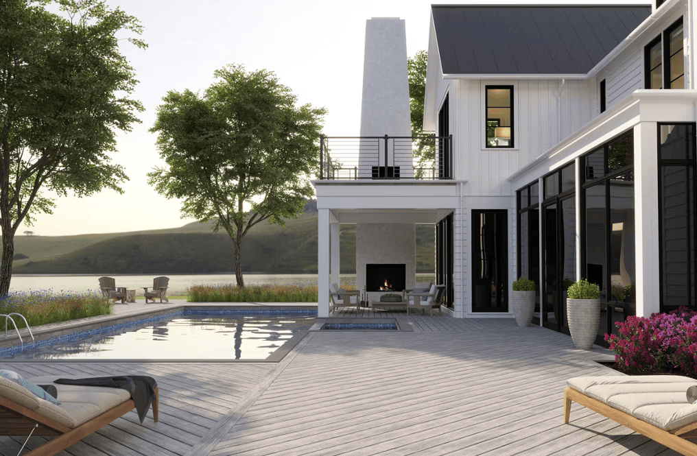 Trex Lineage Rainier 1"x6"x20 ft. Groove Edge Decking Board
