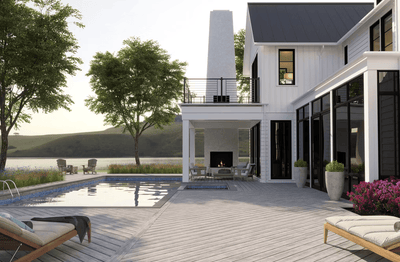 Trex Lineage Rainier 1"x6"x20 ft. Groove Edge Decking Board