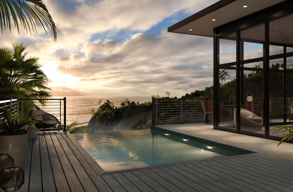 Trex Lineage Rainier 1"x6"x16 ft. Groove Edge Decking Board