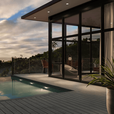Trex Lineage Rainier 1"x6"x16 ft. Groove Edge Decking Board