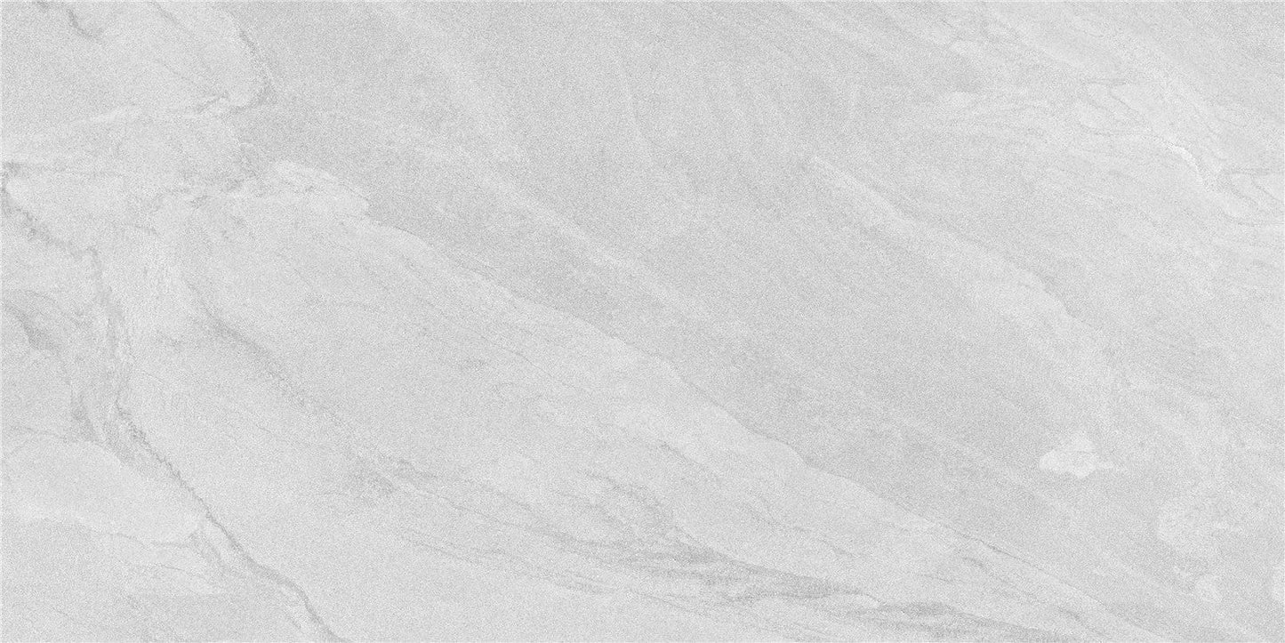 Limestone Light Grey 24"x48" Polished Finish Porcelain Tile